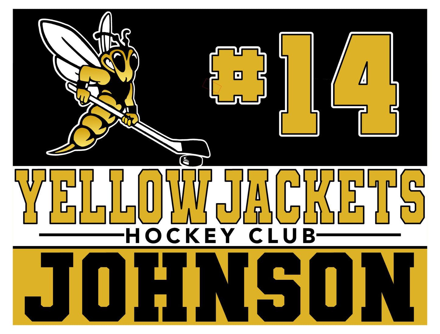 Yellowjackets Yard Sign - Customizable